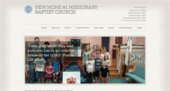 Desktop Screenshot of newhome1mbc.com