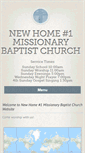 Mobile Screenshot of newhome1mbc.com